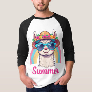 Camiseta Legal arco-íris Summer Lama