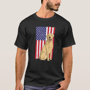 Camiseta Legal Arte Amarela Para Homens Labrador Amarelo