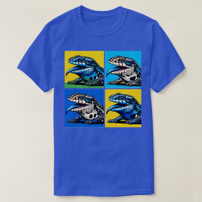 Camiseta Legal Arte  da Língua Azul (Frente do Design)