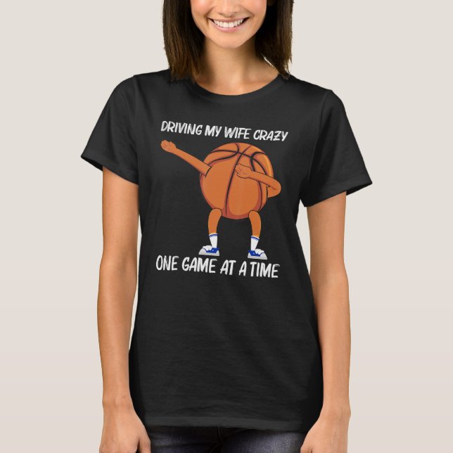 Camiseta Legal Arte De Basquete Para A Equipe De Bola De Pa (Frente)