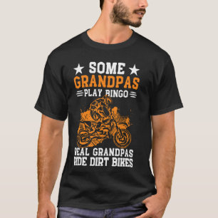 Camiseta Legal Arte De Bike Para O Vovô Men Motocross Dirtb