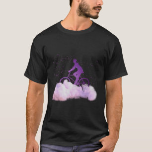Camiseta Legal Arte De Ciclismo Para Homens Mulheres Bicícl