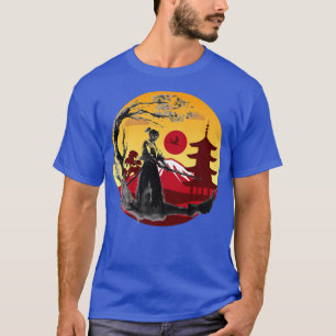 Camiseta Legal Arte Japonesa Samurai, Bonita Visão Japonesa