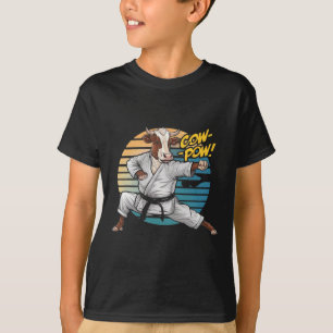 Camiseta Legal Arte Marcial Engraçada Vaca Vaca A Vaca De K