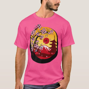 Camiseta Legal Arte Montanhosa Japonesa, Bela Visão Japones