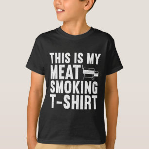 Camiseta Legal Arte Para Fumar Carne Para Homens Mulheres C