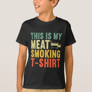 Camiseta Legal Arte Para Fumar Carne Para Homens Mulheres C