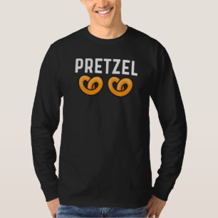 Camiseta Legal Arte Pretzel Para Homens Mulheres Nu Nu Nu P
