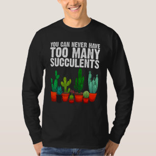 Camiseta Legal Arte Suculenta Sobre As Mulheres Mamãe Cactu