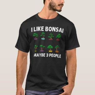 Camiseta Legal Árvore Bonsai para Homens Mulheres Plantam J