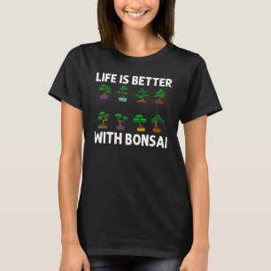 Camiseta Legal Árvore Bonsai para Homens Mulheres Plantam J