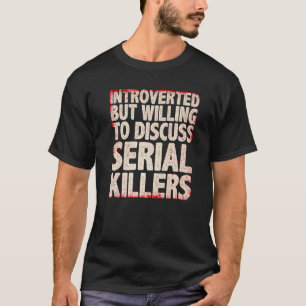 Camiseta Legal Assassino Serial Para Homens Docagem De Crim