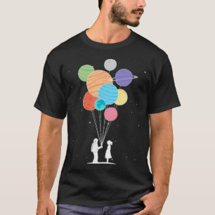 Camiseta Legal Astronomia Científica Astronauta Planetas T