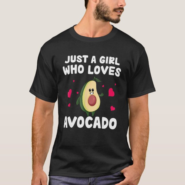 Camiseta Legal Avocado Para Mulheres Meninas Guacamole Keto (Frente)
