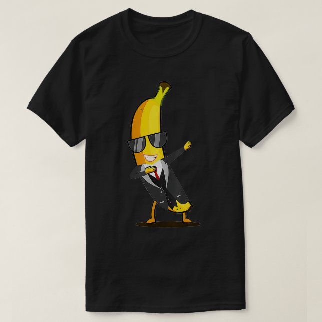 Camiseta Legal Banana de terno Dab Funny Dancing Fruta e s (Frente do Design)