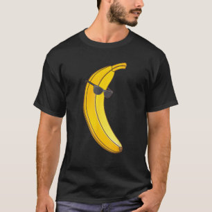 Camiseta Legal banana Vestindo óculos escuros Fruta engraça