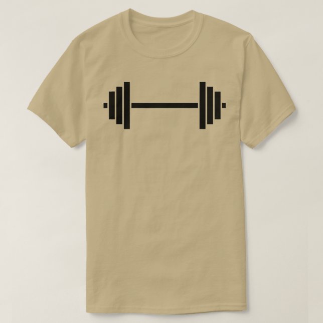 Camiseta Legal Barbell de Levantamento de Peso (Frente do Design)