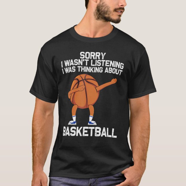 Camiseta Legal Basquete Para Homens Dabbing Ball Team Sp (Frente)