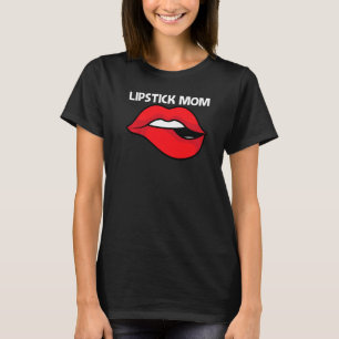 Camiseta Legal Batom Para Mamãe Maquete Cosmético
