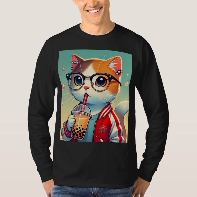 Camiseta Legal bebendo de gato (Frente)