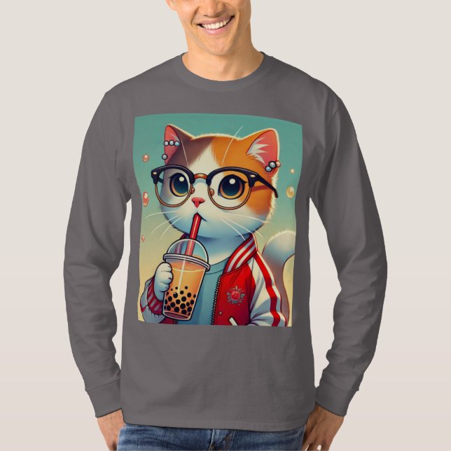 Camiseta Legal bebendo de gato (Frente)