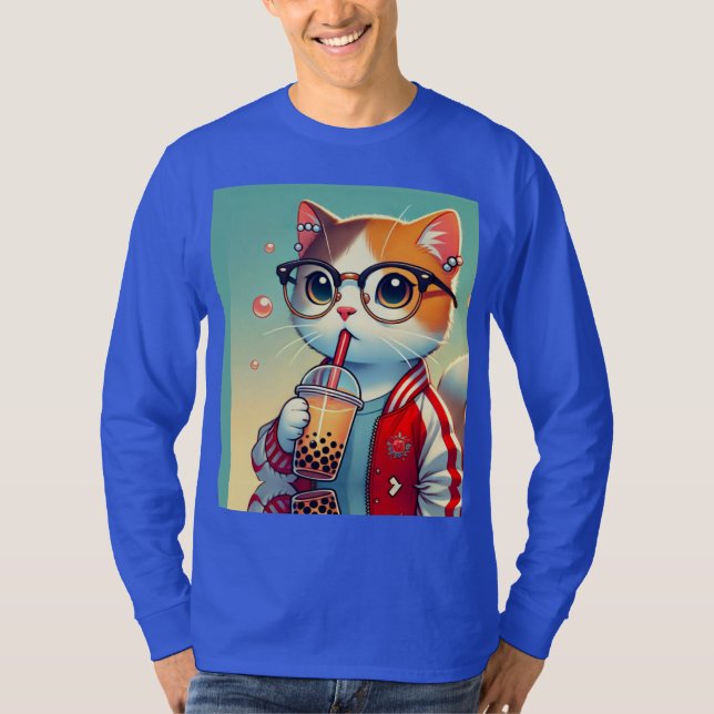 Camiseta Legal bebendo de gato (Frente)