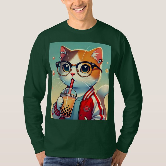 Camiseta Legal bebendo de gato (Frente)