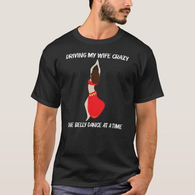 Camiseta Legal Bela Dança Para Homem Pai Shimmy Dancer (Frente)
