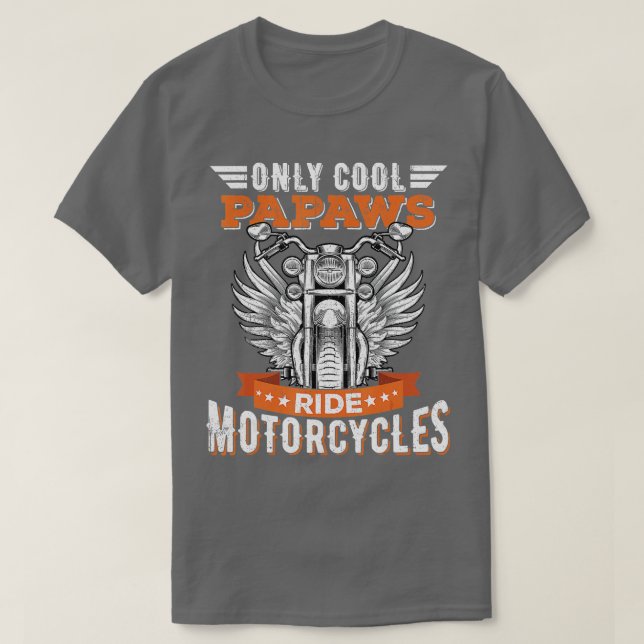 Camiseta Legal bicicleta de motocicleta Papaws para esporte (Frente do Design)