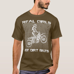 Camiseta Legal Bicicleta Para Mulheres Motocross Biker Rac