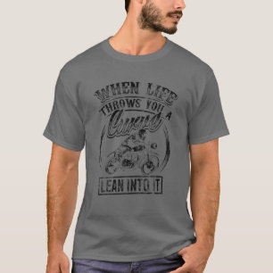 Camiseta Legal Biker Cotação Vintage Motociclagem Andando