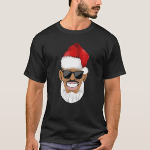 Camiseta Legal Black Hip Hop African American Santa Claus X