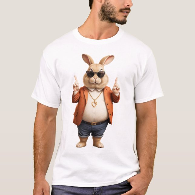 Camiseta Legal, bonitinho, coelhinho da Trendy (Frente)