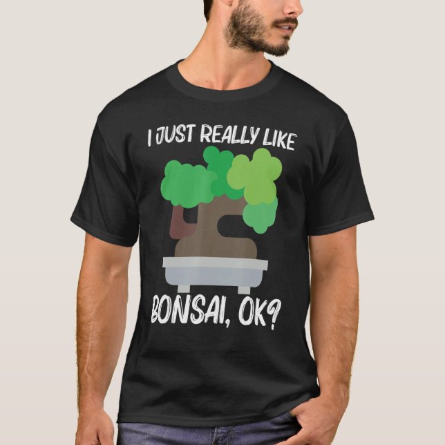 Camiseta Legal Bonsai para Masculinas Jardim 1 (Frente)