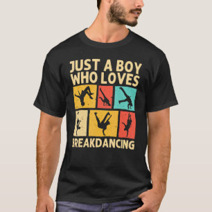 Camiseta Legal Break Para Meninos Dança De Hip Hop Brea