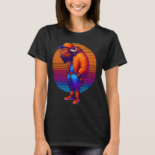 Camiseta Legal Buffalo Moderno Estilo Urbano Sunset Retro A