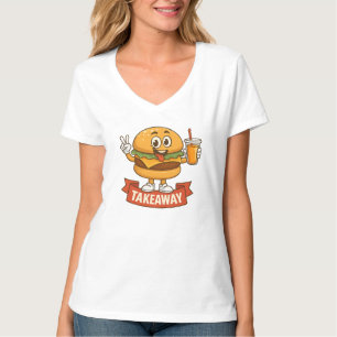 Camiseta Legal Burger Buddy com Suco - Cartoon Charact Dive