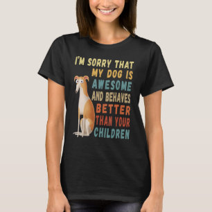 Camiseta Legal Cachorro Cortado, sinto muito que meu cachor