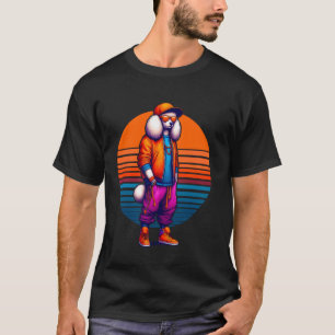 Camiseta Legal Cachorro Estilo Urbano Moderno Sunset Retro
