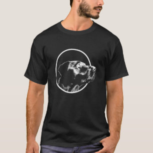 Camiseta Legal Cachorro Negro Labrador Venriever