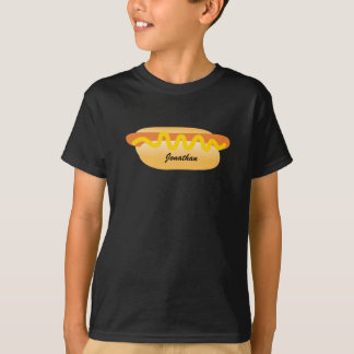 Camiseta Legal Cachorro Quente de Volta ao Nome Personaliza
