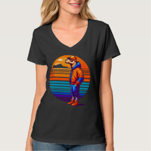 Camiseta Legal Camel Moderno Estilo Urbano Sunset Retro Art