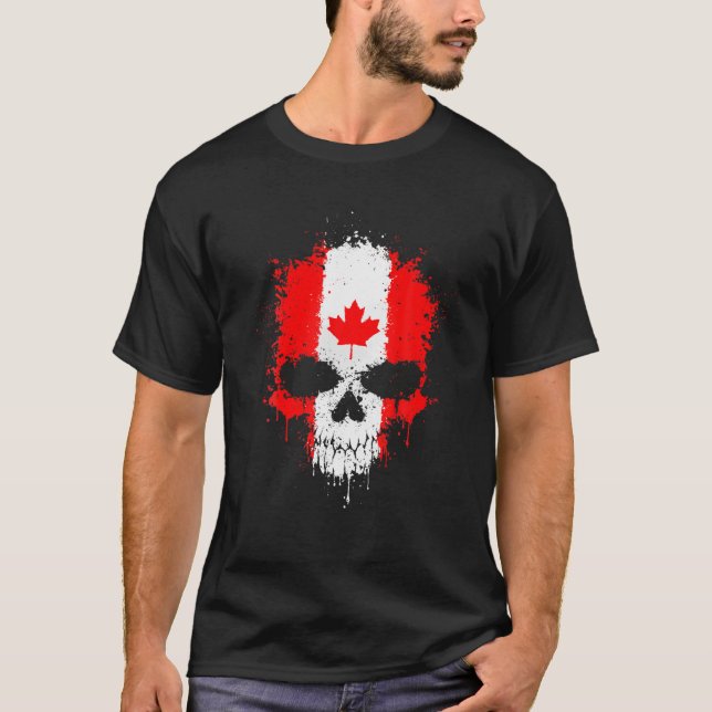 Camiseta Legal Canadá Sinalizador canadense Skype Womens Me (Frente)