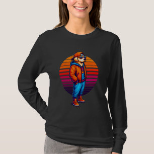 Camiseta Legal Cão Estilo Urbano Moderno Arte Retroativa
