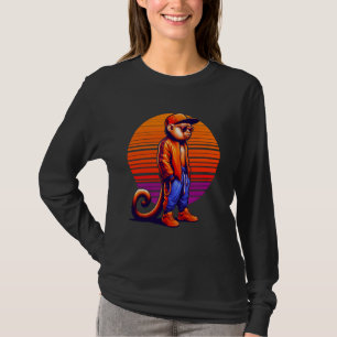 Camiseta Legal Capuchin Mackey Estilo Urbano Moderno Ret Su