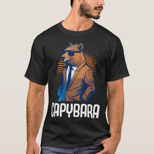 Camiseta Legal Capybara Sunglass Water Pig Sul América C (Frente)
