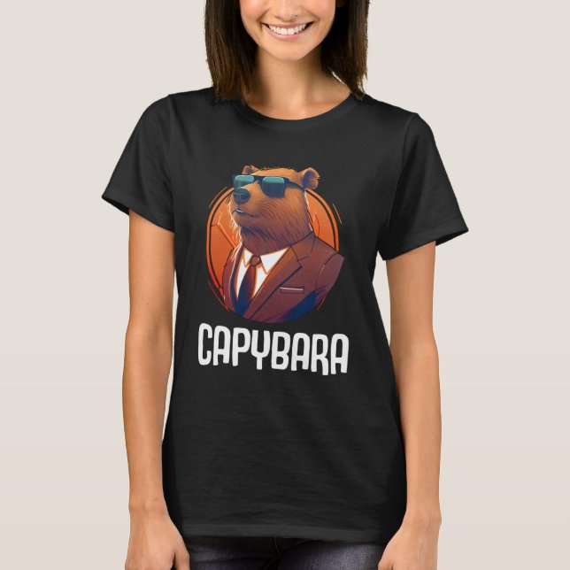 Camiseta Legal Capybara Sunglass Water Pig Sul América C (Frente)