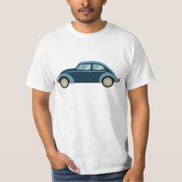 Camiseta legal carro retrô azul com algemas