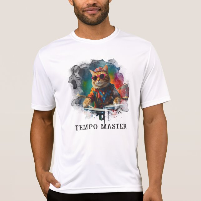 Camiseta *~* Legal Cat DRUM Player Percussionista AP91 (Frente)