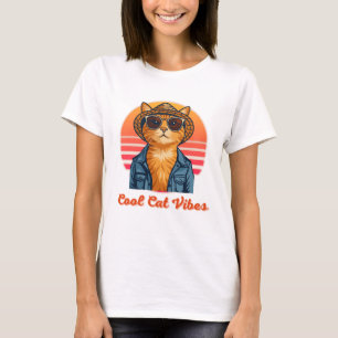 Camiseta Legal Cat Vibes 🌴 😎